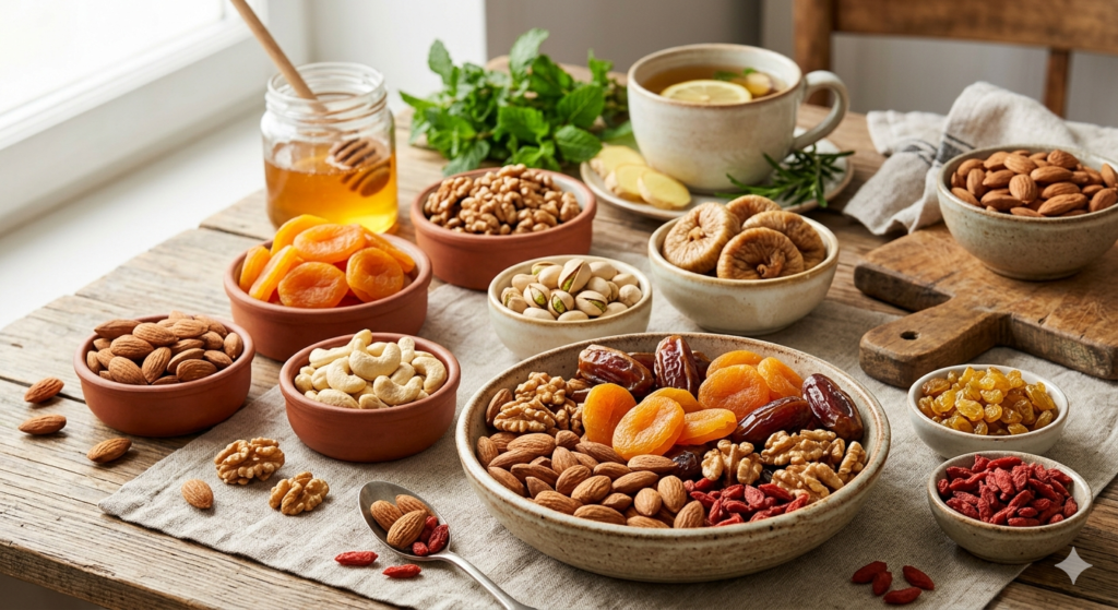 Immunity boosting dry fruits..